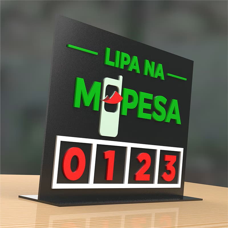 Lipa na Mpesa Sign